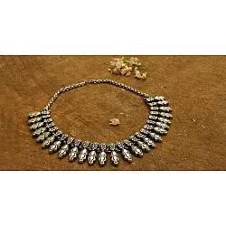 Dhara . धरा ✽ Antique German Silver ✽ Necklace { 4 }